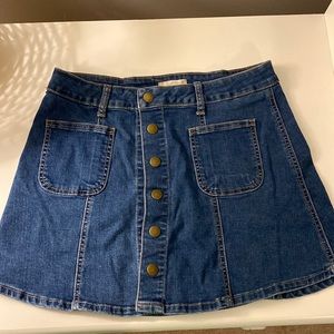 Altar’D State Denim Skirt, Size Small